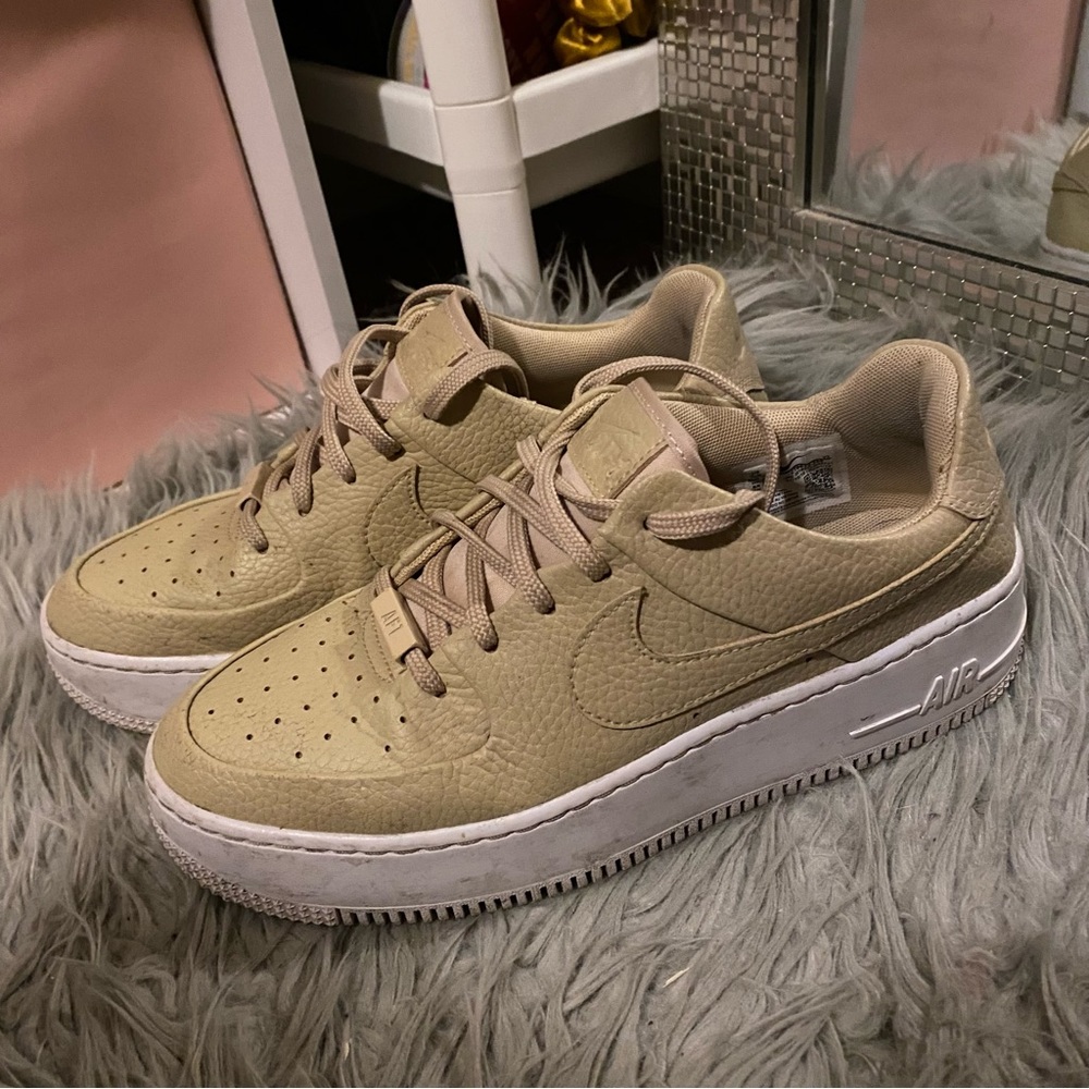 Nike Brown/Tan Air Force 1’s